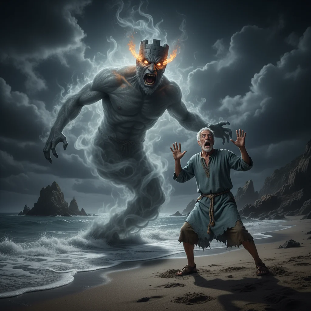 Illustration for: Genie's Rage Unleashed