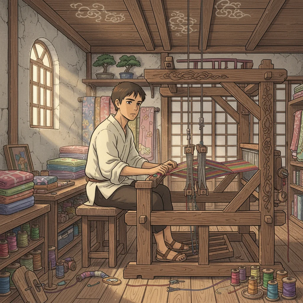 Illustration for: Omar, The Humble Weaver