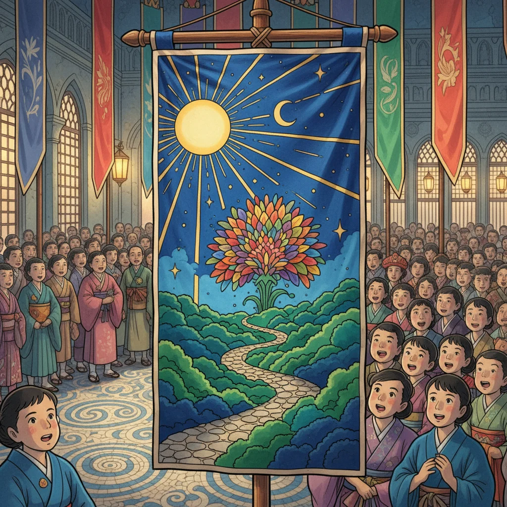 Illustration for: A Story Woven in Silk