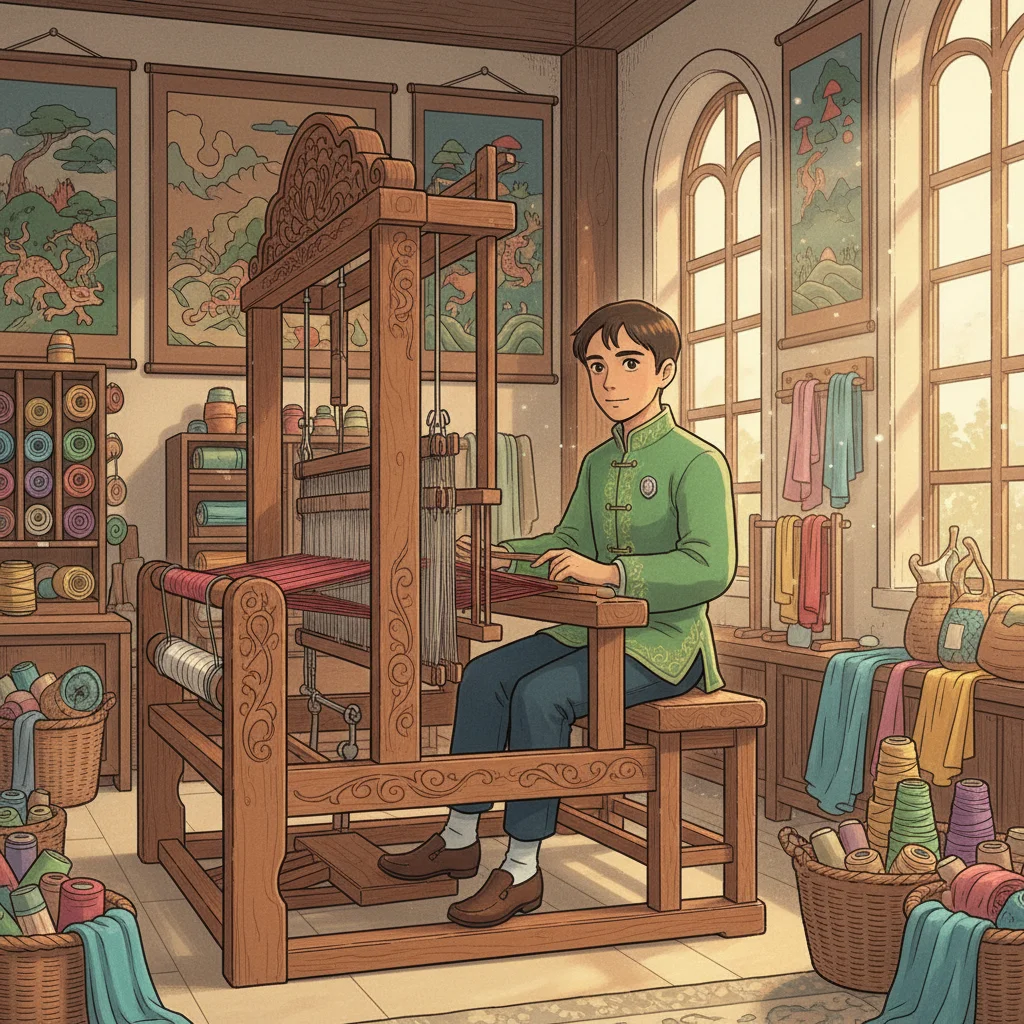 Illustration for: The Royal Weaver