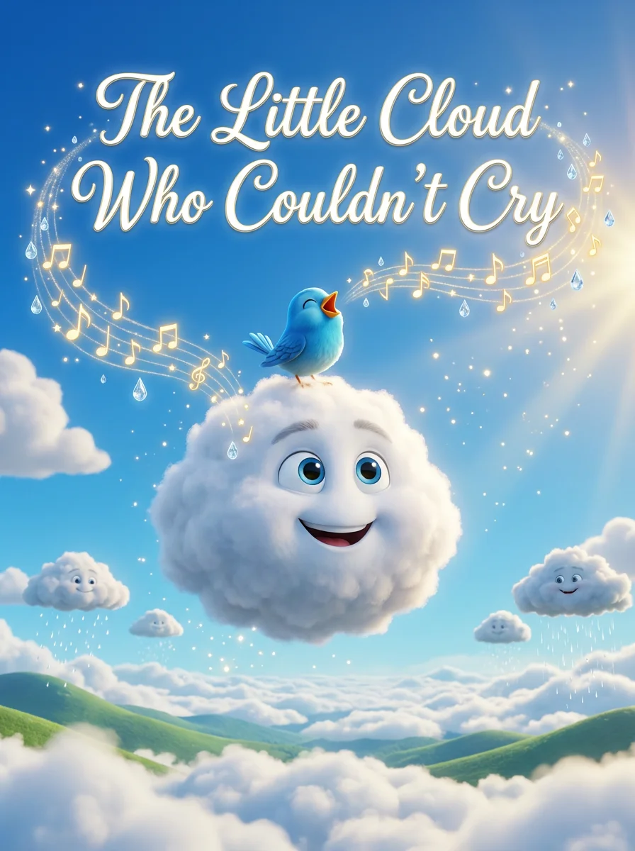The Little Cloud Who Couldn't Cry kids picture book cover