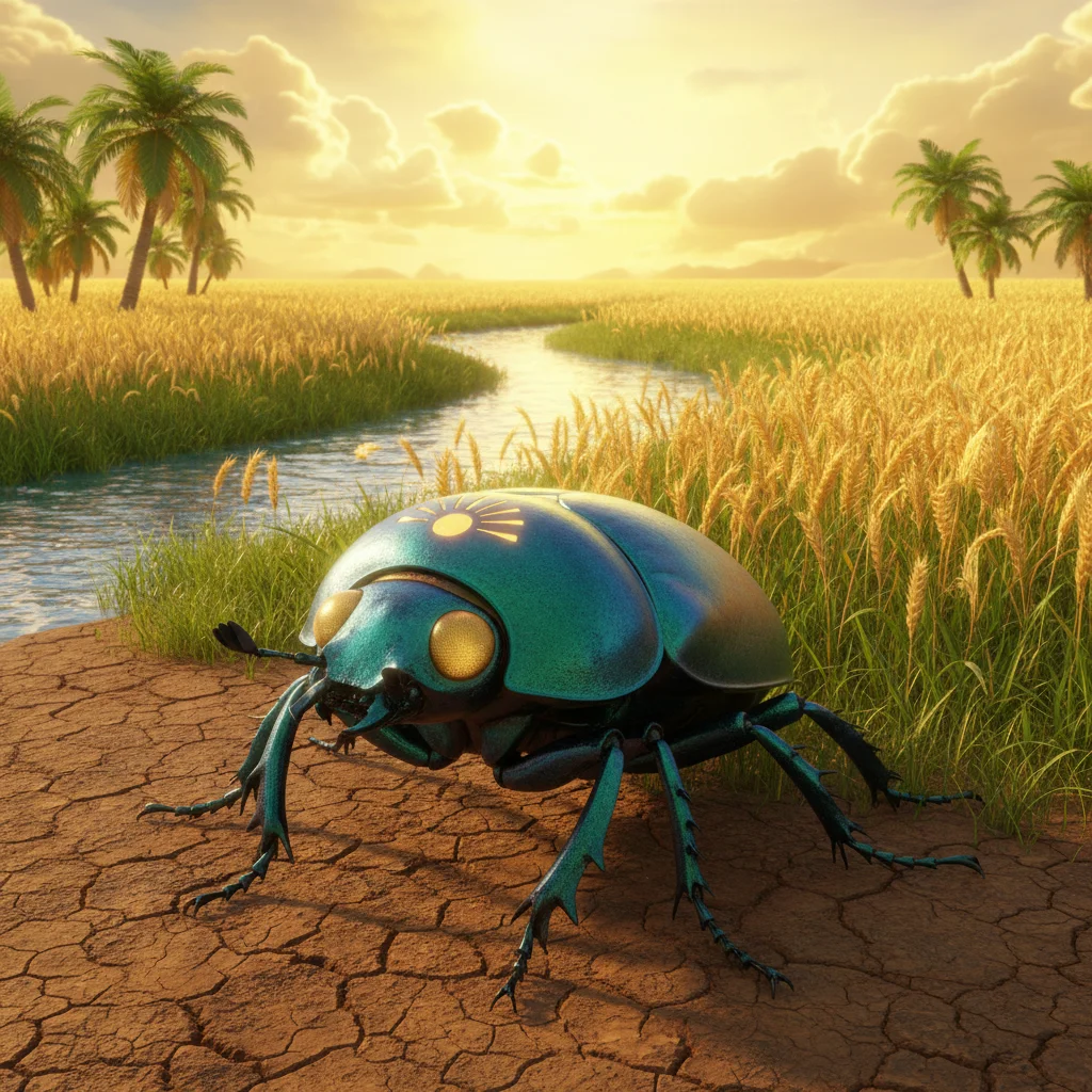 Illustration for: The Golden Oasis