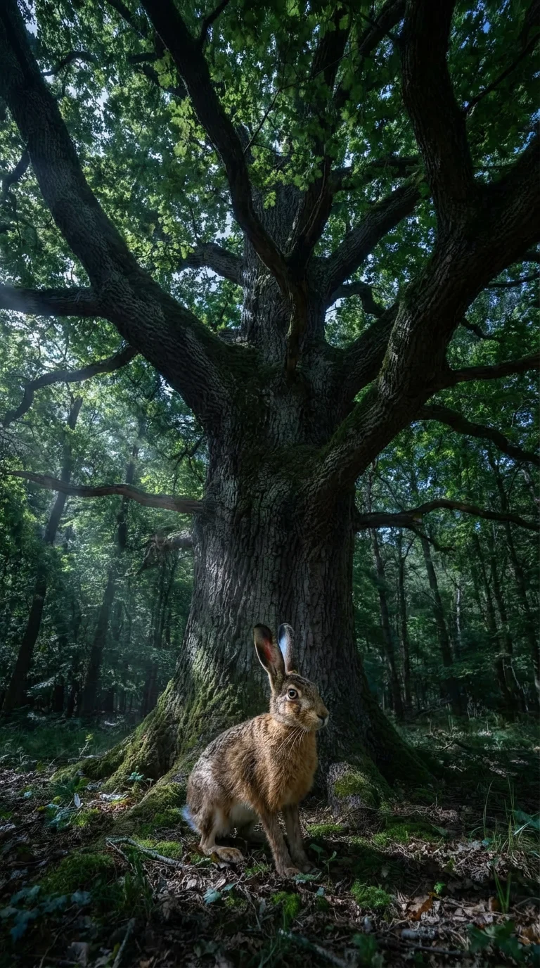 Illustration for: Under the Rustling Leaves