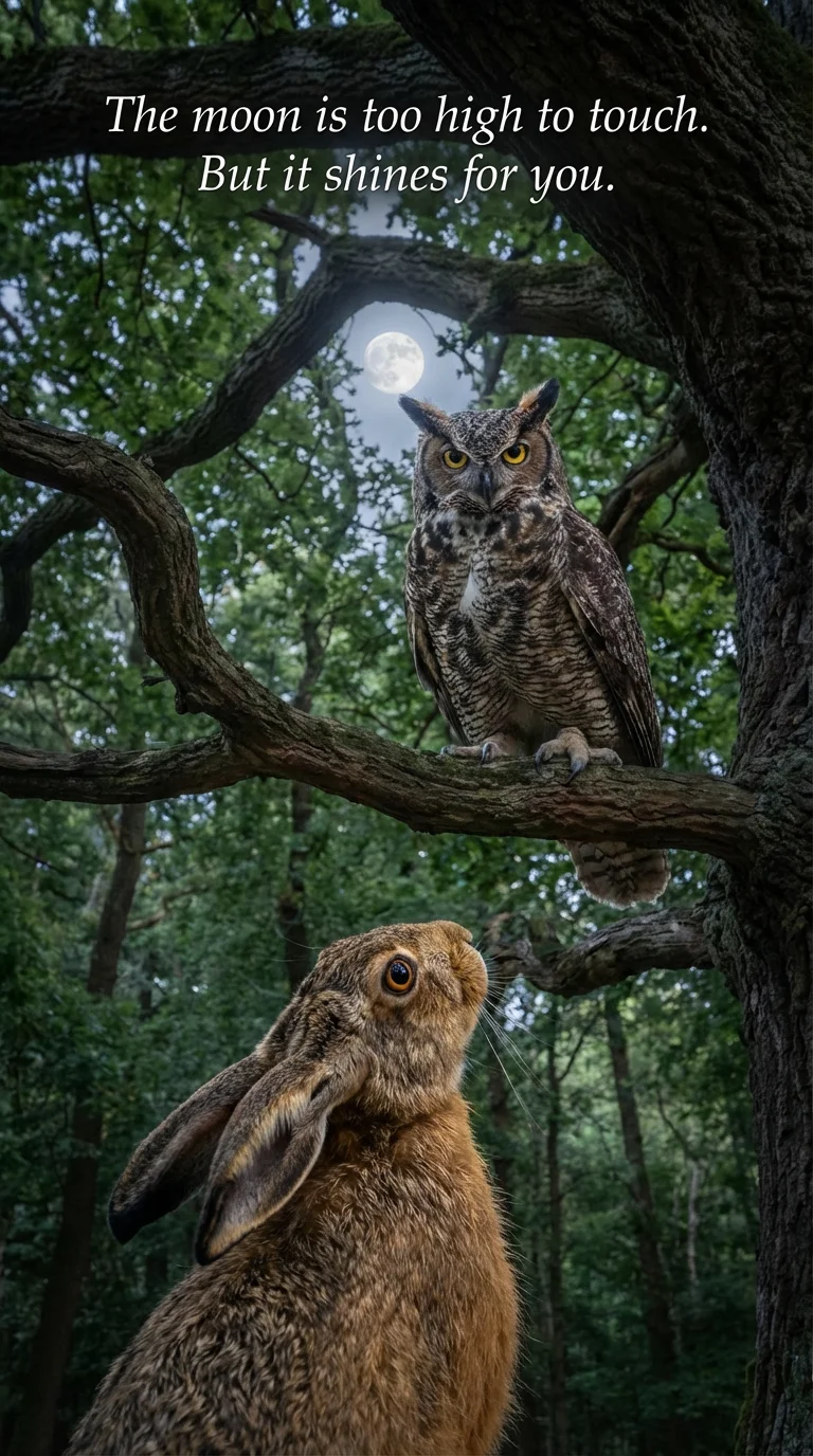 Illustration for: The Wise Old Owl