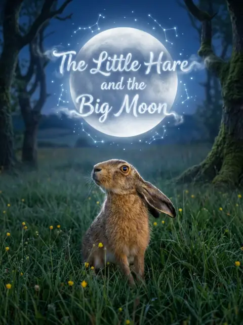 The Little Hare and the Big Moon kids picture book cover