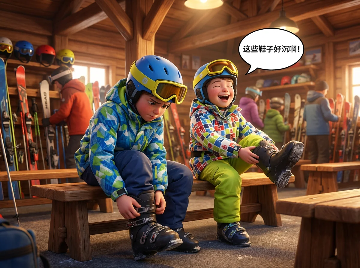 Illustration for: 沉重的靴子与笨拙的步伐