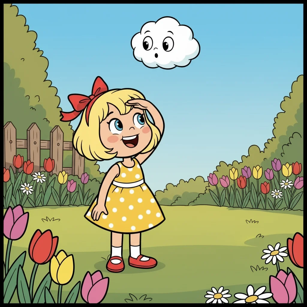 Illustration for: Lily Looks Up