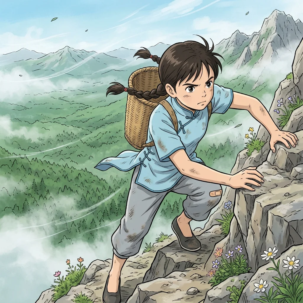 Illustration for: 陡峭的山路