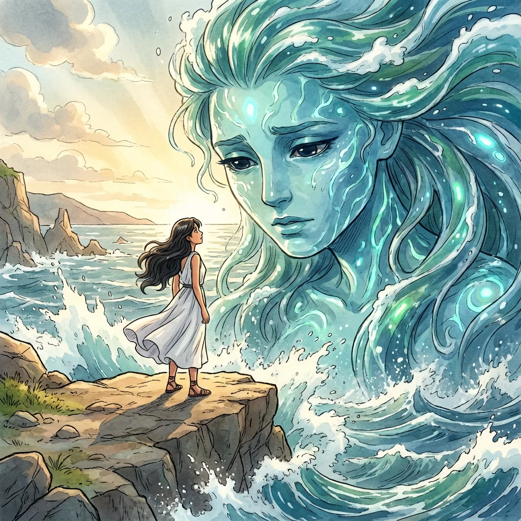 Illustration for: The Spirit of the Sea