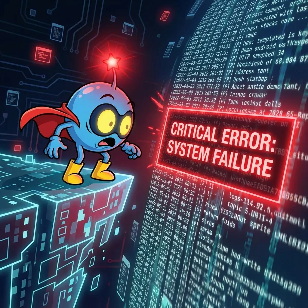 Illustration for: 突然出现的红光