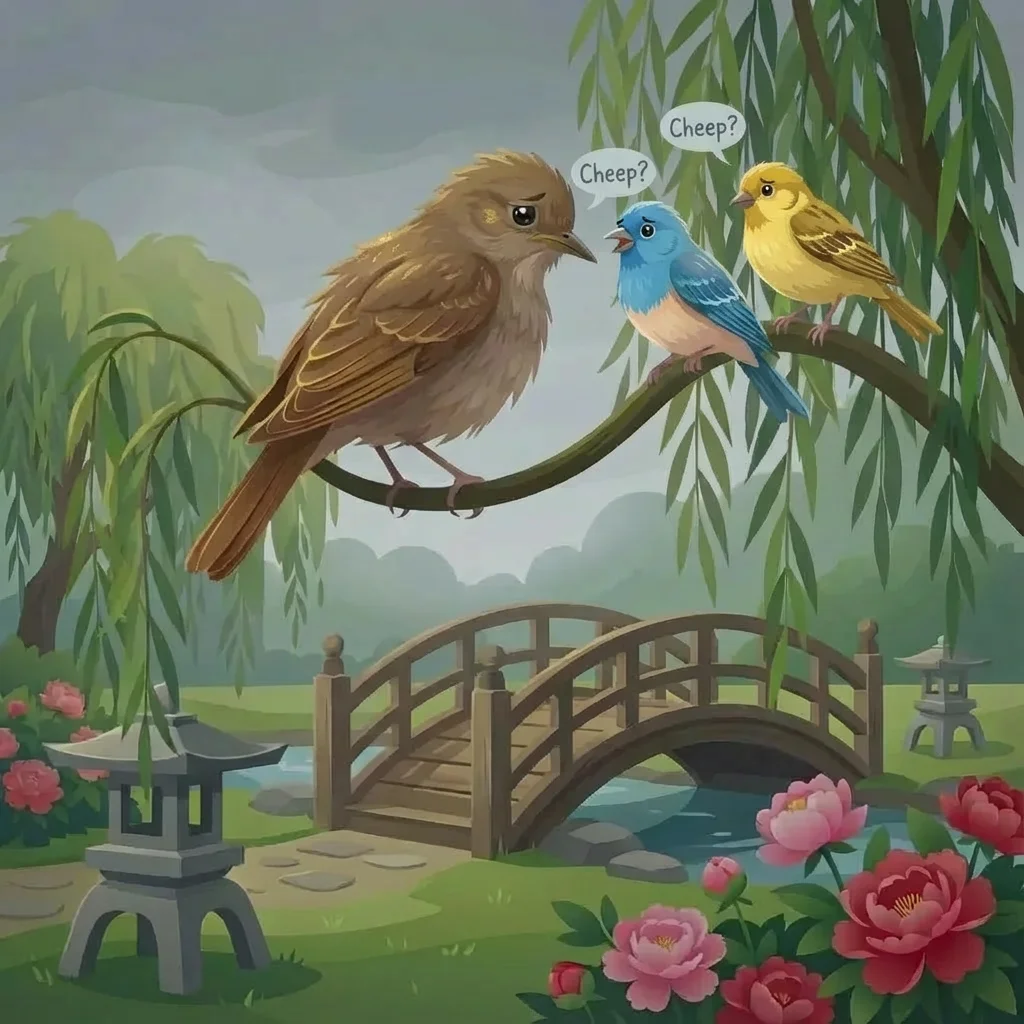 Illustration for: Friends in the Garden