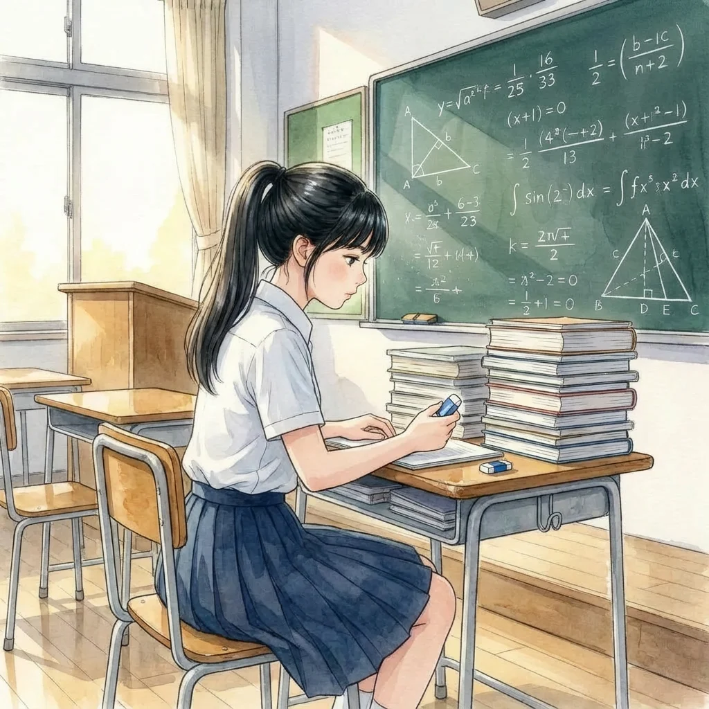 Illustration for: 变厚的课本