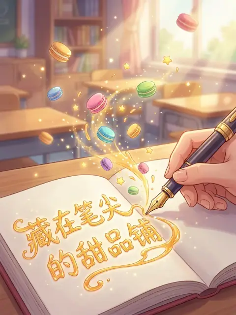 藏在笔尖的甜品铺 kids picture book cover