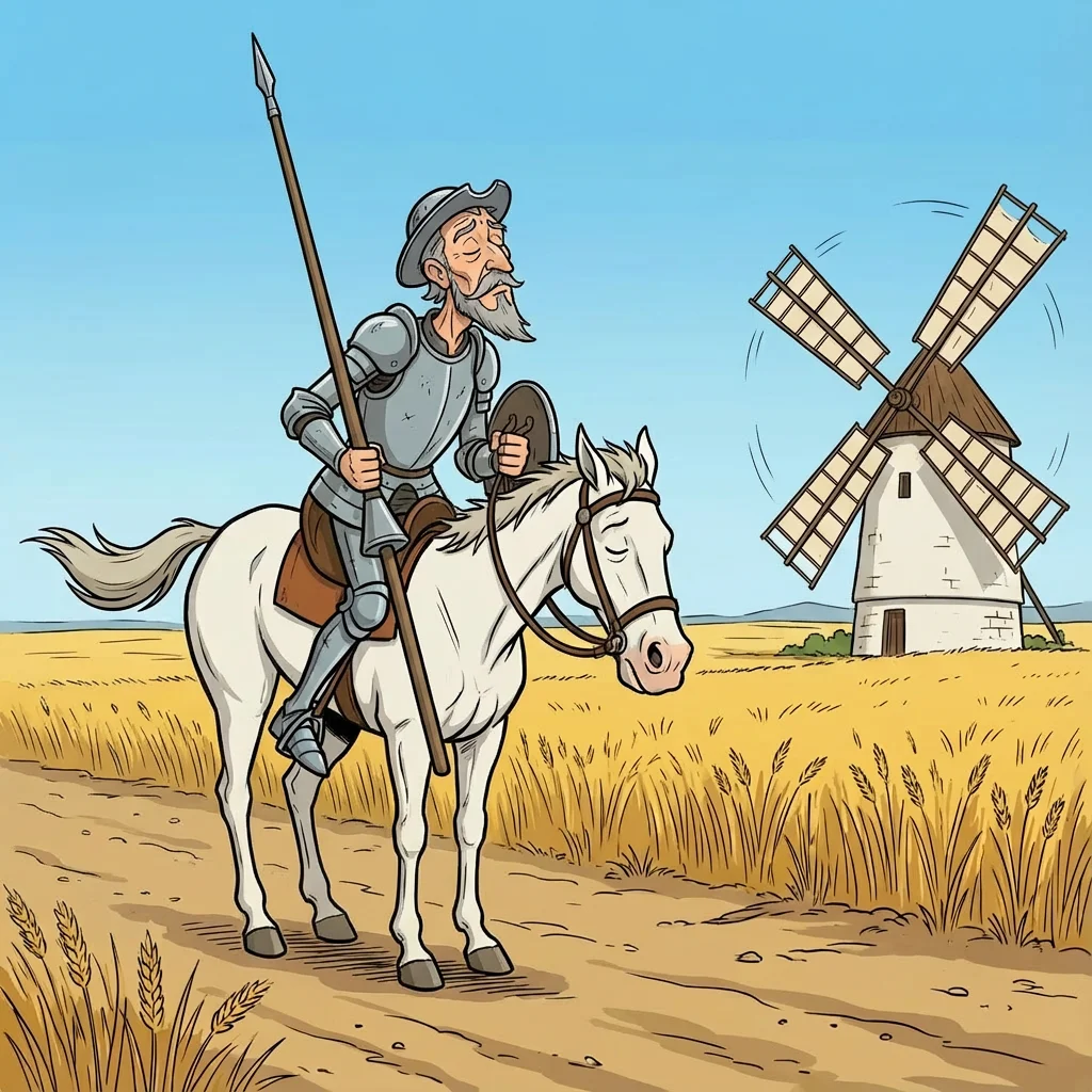 Illustration for: Encomendado a Dulcinea