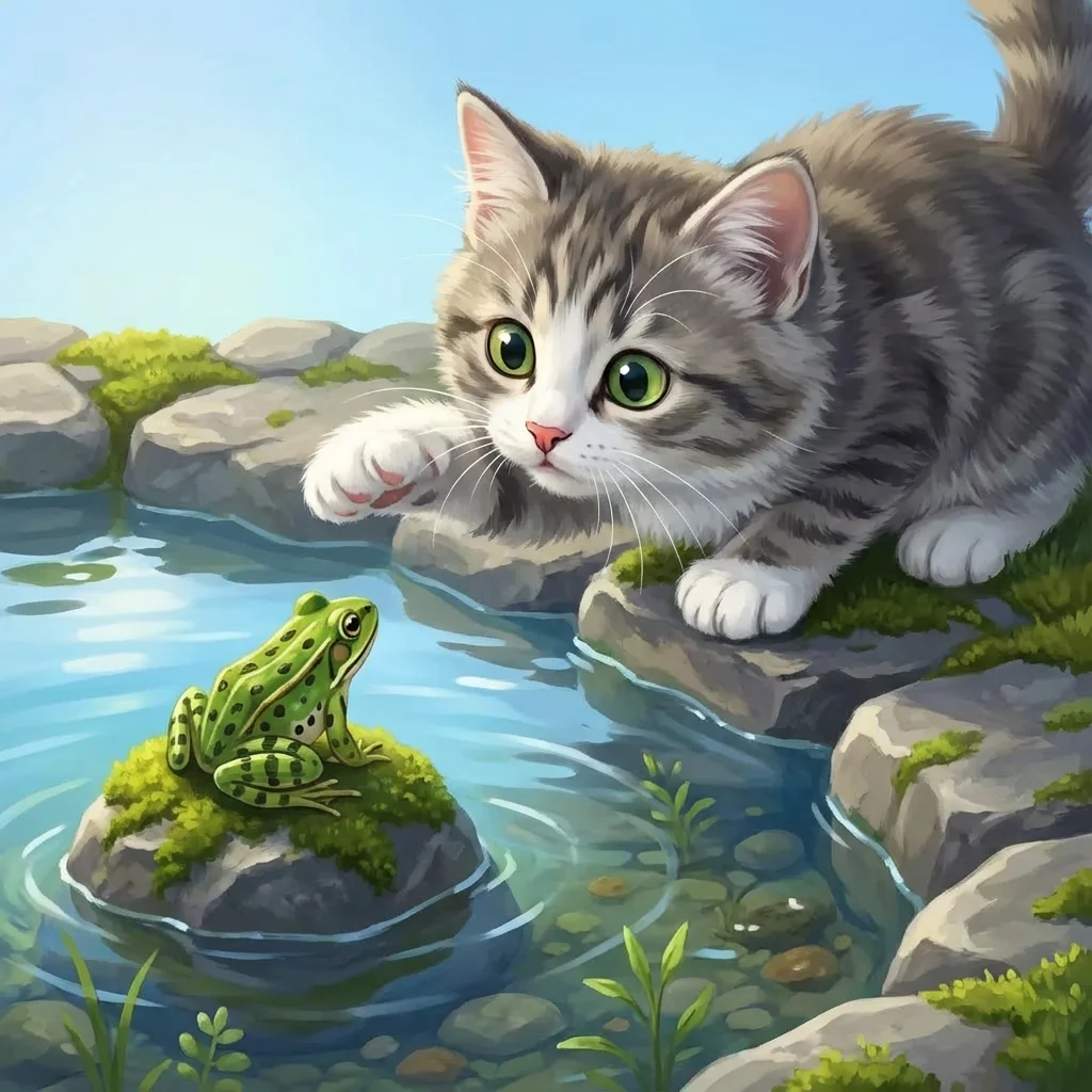 Illustration for: 新朋友小青蛙