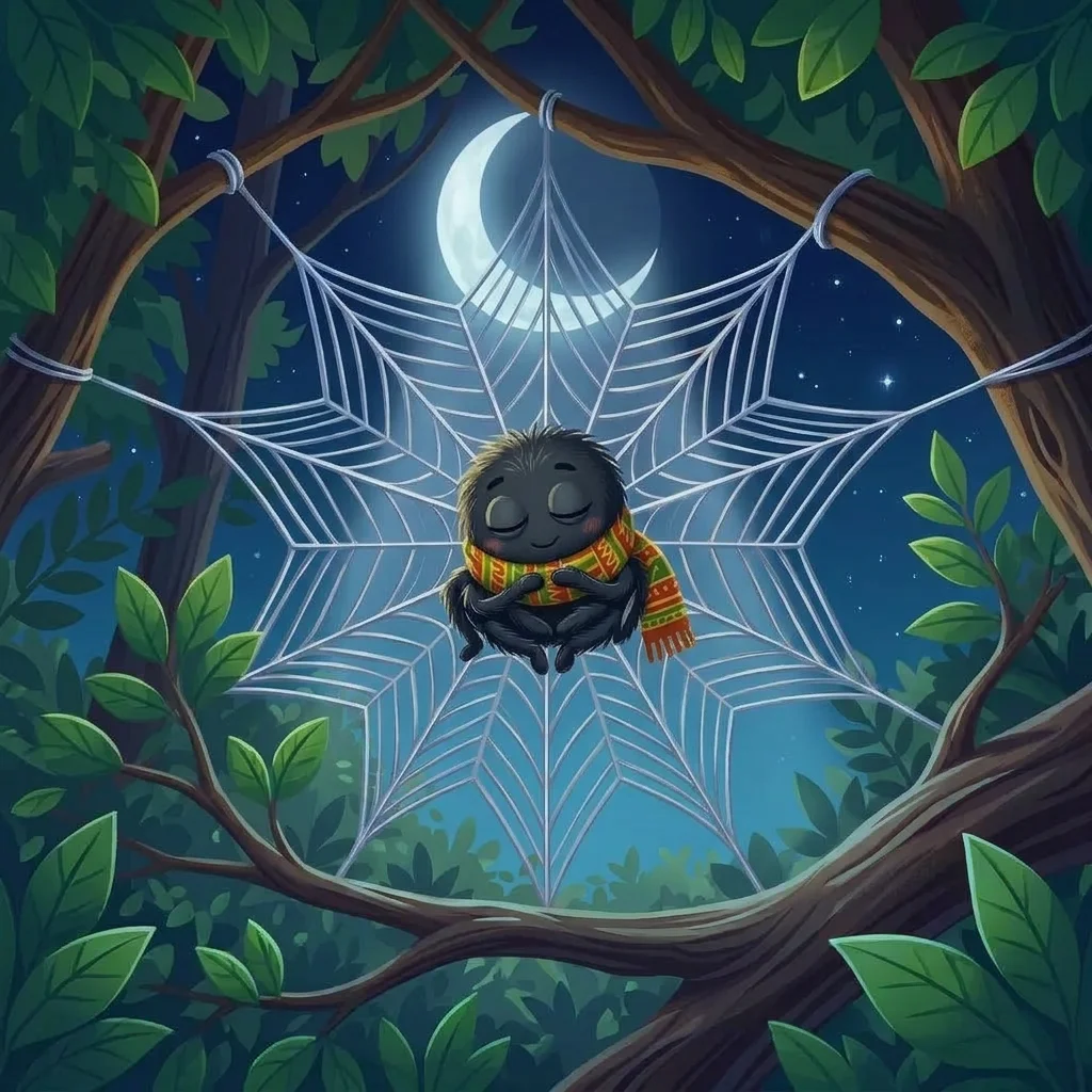 Illustration for: Goodnight, Anansi