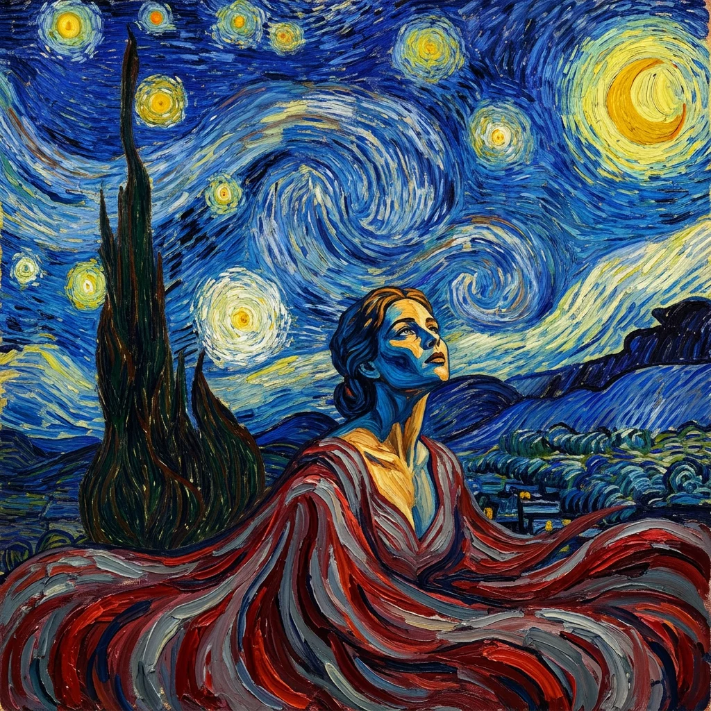 Illustration for: 《星夜的旋律》