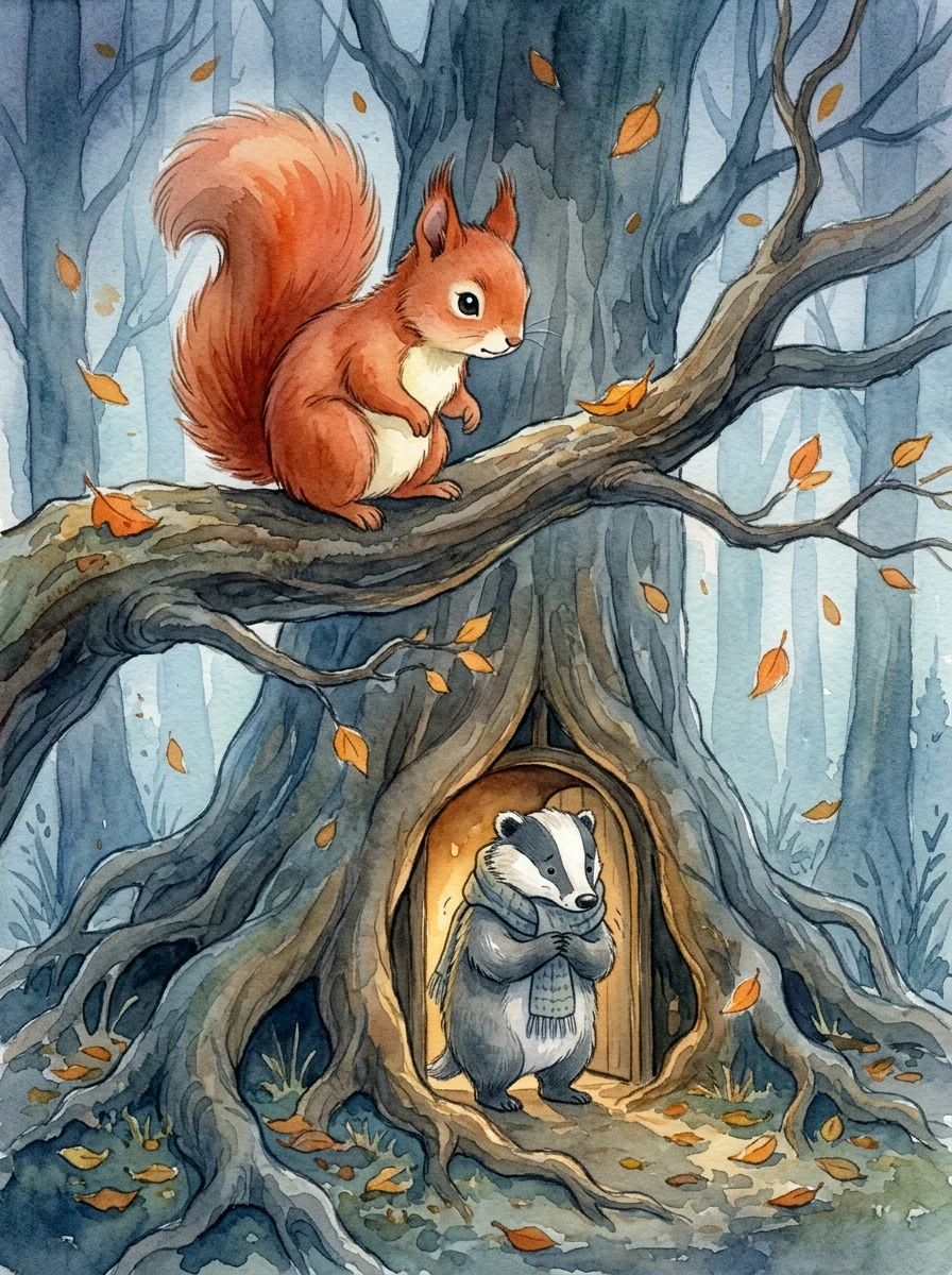 Illustration for: 风中的冷屋子