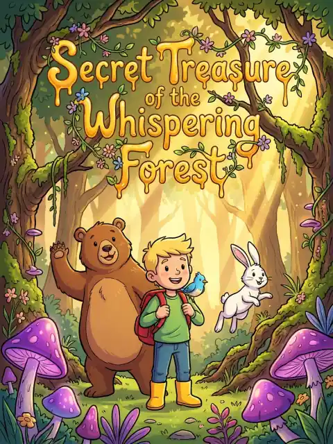 窃窃私语森林的秘密宝藏 kids picture book cover